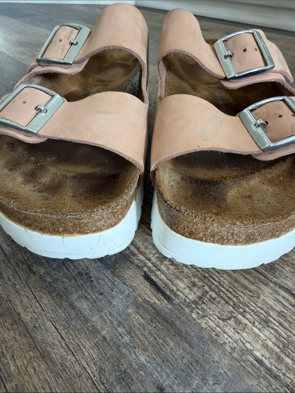 Papillio by Birkenstock EU40 (US 9) platform soft pink slip on sandal - Picture 12 of 12